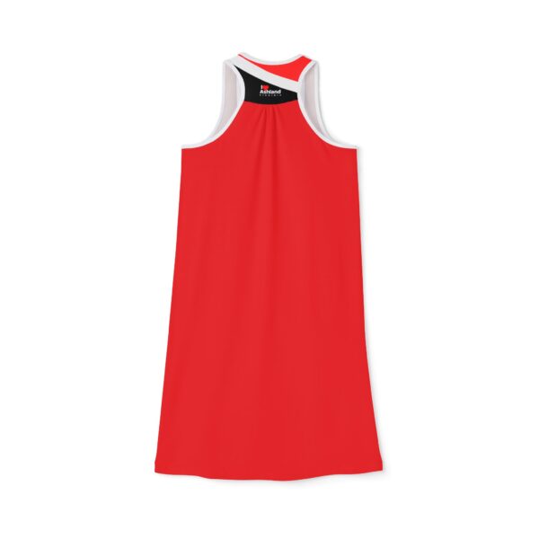 Vibrant I Love Ashland VA Red Racerback Dress for Summer Getaways | Perfect for Casual Outings & Celebrations - Image 3