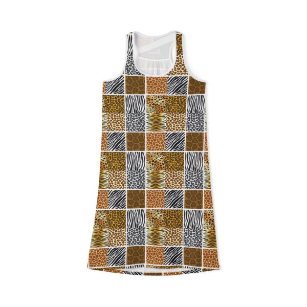 I Love Ashland VA Animal Print Racerback Dress for Summer Getaways | Perfect for Casual Outings & Celebrations - Image 2