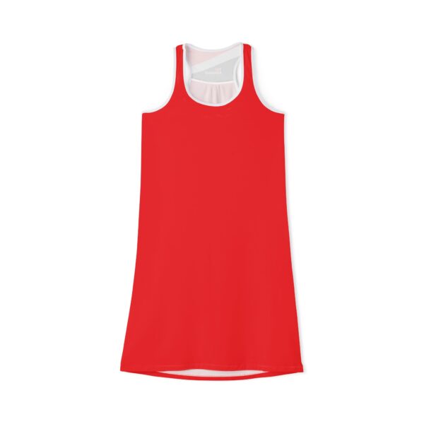 Vibrant I Love Ashland VA Red Racerback Dress for Summer Getaways | Perfect for Casual Outings & Celebrations - Image 2