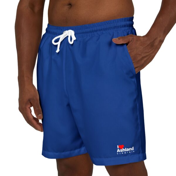 Unisex I Love Ashland VA Swim Shorts - Comfortable Beachwear for Summer Adventures