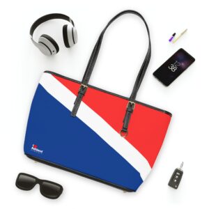Trendy PU Leather I Love Ashland VA Shoulder Bag - Stylish Red, White & Blue Design