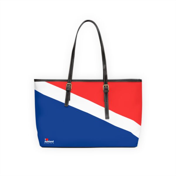 Trendy PU Leather I Love Ashland VA Shoulder Bag - Stylish Red, White & Blue Design - Image 6