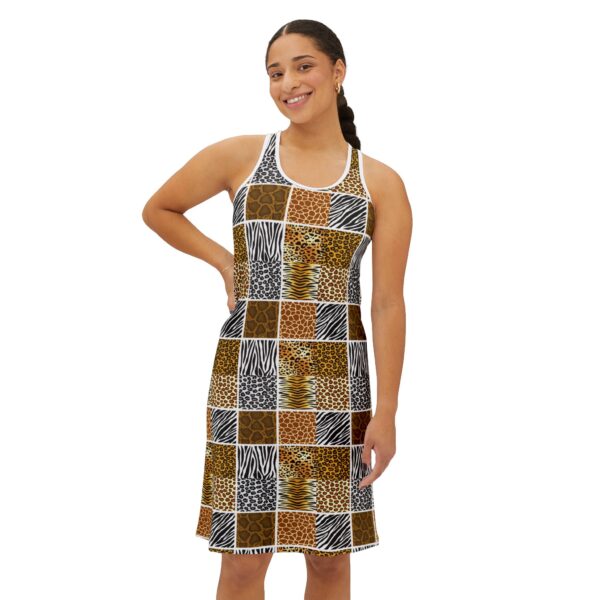 I Love Ashland VA Animal Print Racerback Dress for Summer Getaways | Perfect for Casual Outings & Celebrations - Image 4