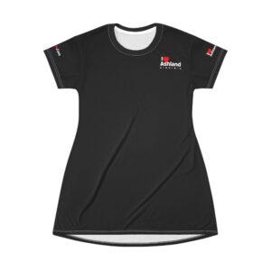 Stylish 'I ❤️ Ashland' T-Shirt Dress - Comfortable and Trendy Casual Wear