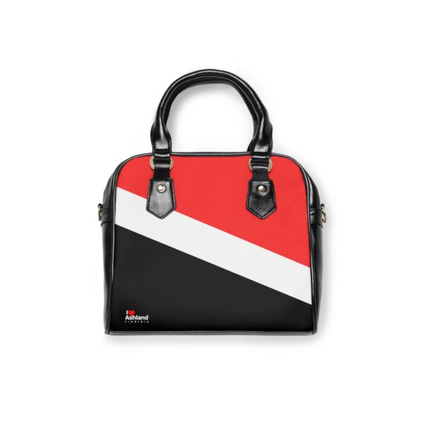 Chic Shoulder I Love Ashland VA Handbag with Bold Color Block Design - Image 2