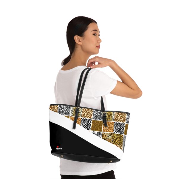 I Love Ashland VA PU Leather Shoulder Bag - Stylish Animal Print Design - Image 8