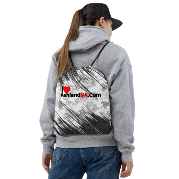 I Love Ashland VA.com Drawstring bag