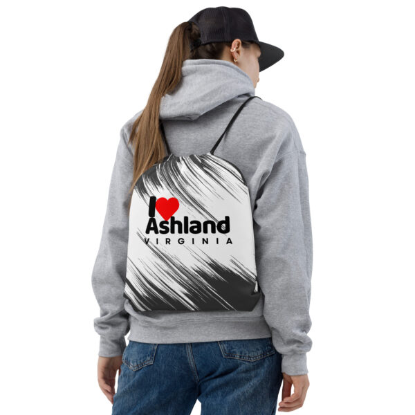 I Love Ashland Virginia Drawstring bag