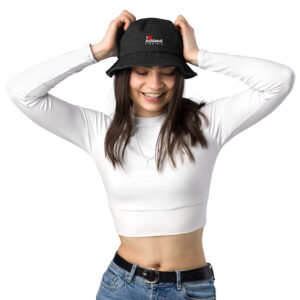 Denim bucket hat - I Love Ashland Virginia