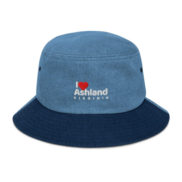 Denim bucket hat - I Love Ashland Virginia - Image 3