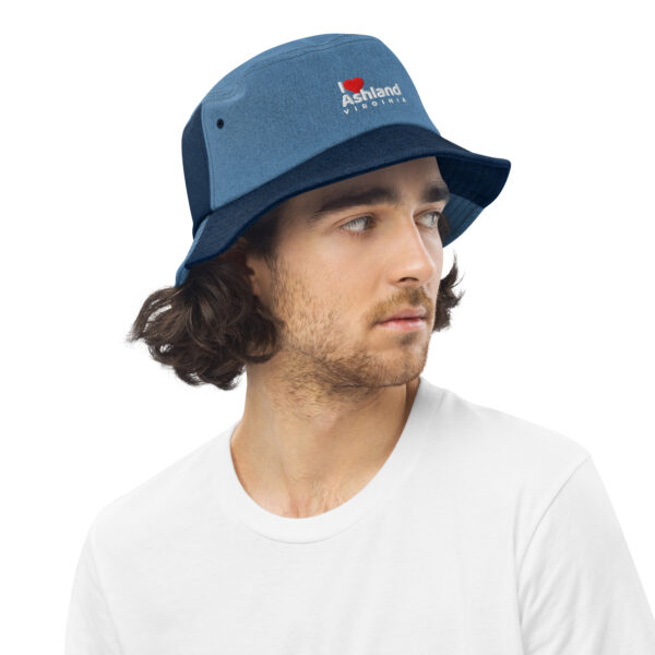 Denim bucket hat - I Love Ashland Virginia - Image 7