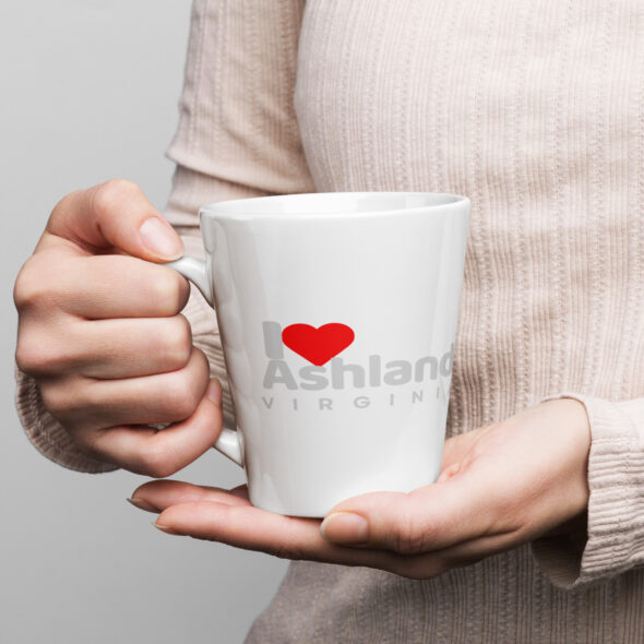 I Love Ashland VA 12 oz Latte Mug