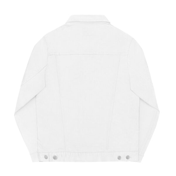Unisex denim jacket with I Love Ashland Virginia Emblem - Image 9