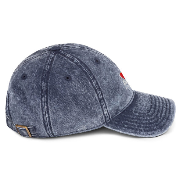 Vintage Cotton Twill Cap with I Love Ashland Virginia Design - Image 12