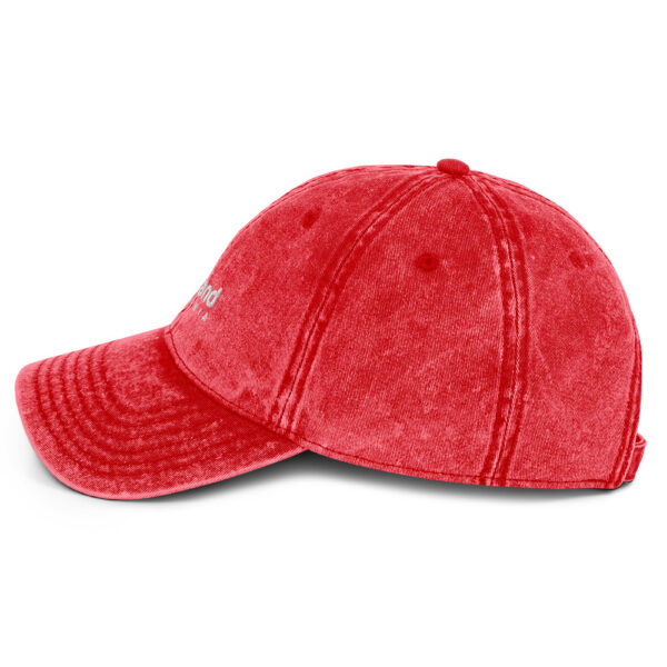 Vintage Cotton Twill Cap with I Love Ashland Virginia Design - Image 15