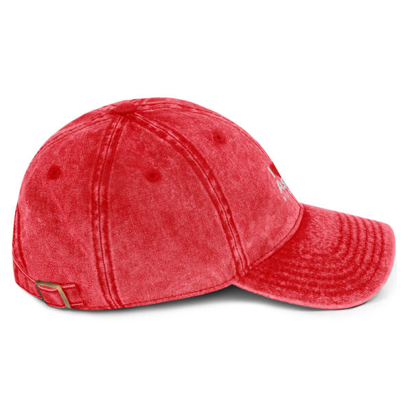 Vintage Cotton Twill Cap with I Love Ashland Virginia Design - Image 16