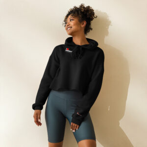 I Love Ashland Virginia Crop Hoodie