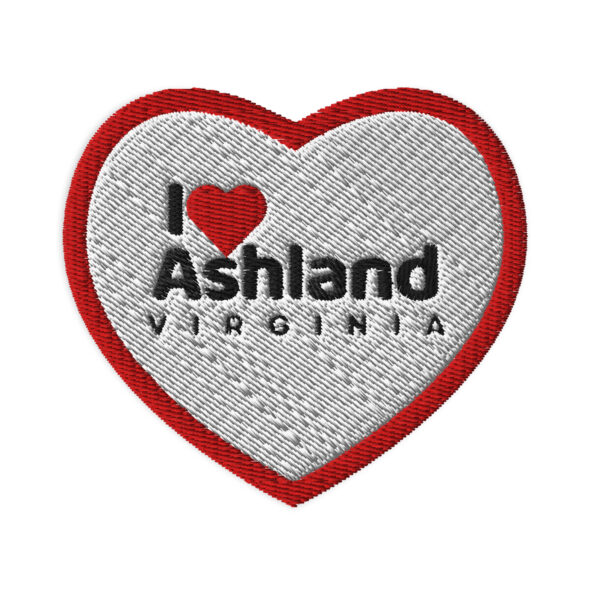 I Love Ashland Virginia Embroidered Patch