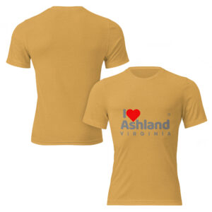 I Love Ashland Virginia Unisex Short Sleeve T-shirt